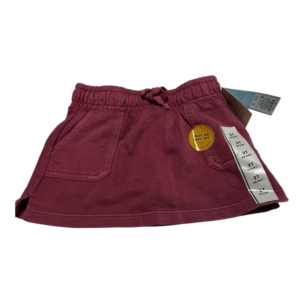 ❤️3/$15 NWT Cat & Jack Kids Burgundy Skort 2T